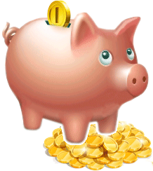 Свин всегда рад монетам